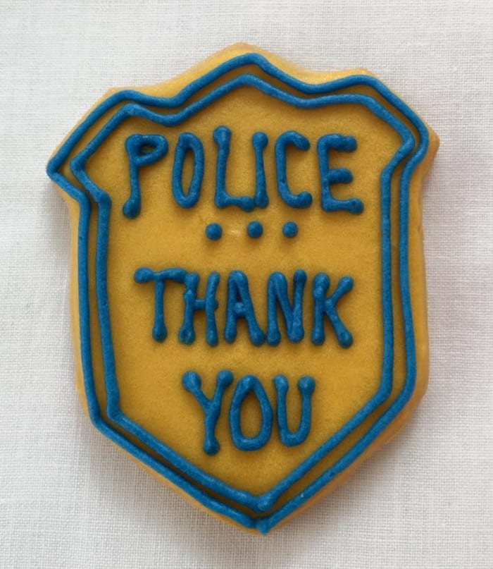 Queen of Hospitality Distributes Cookies for Cops: 60 Pounds of Heartfelt Thanks