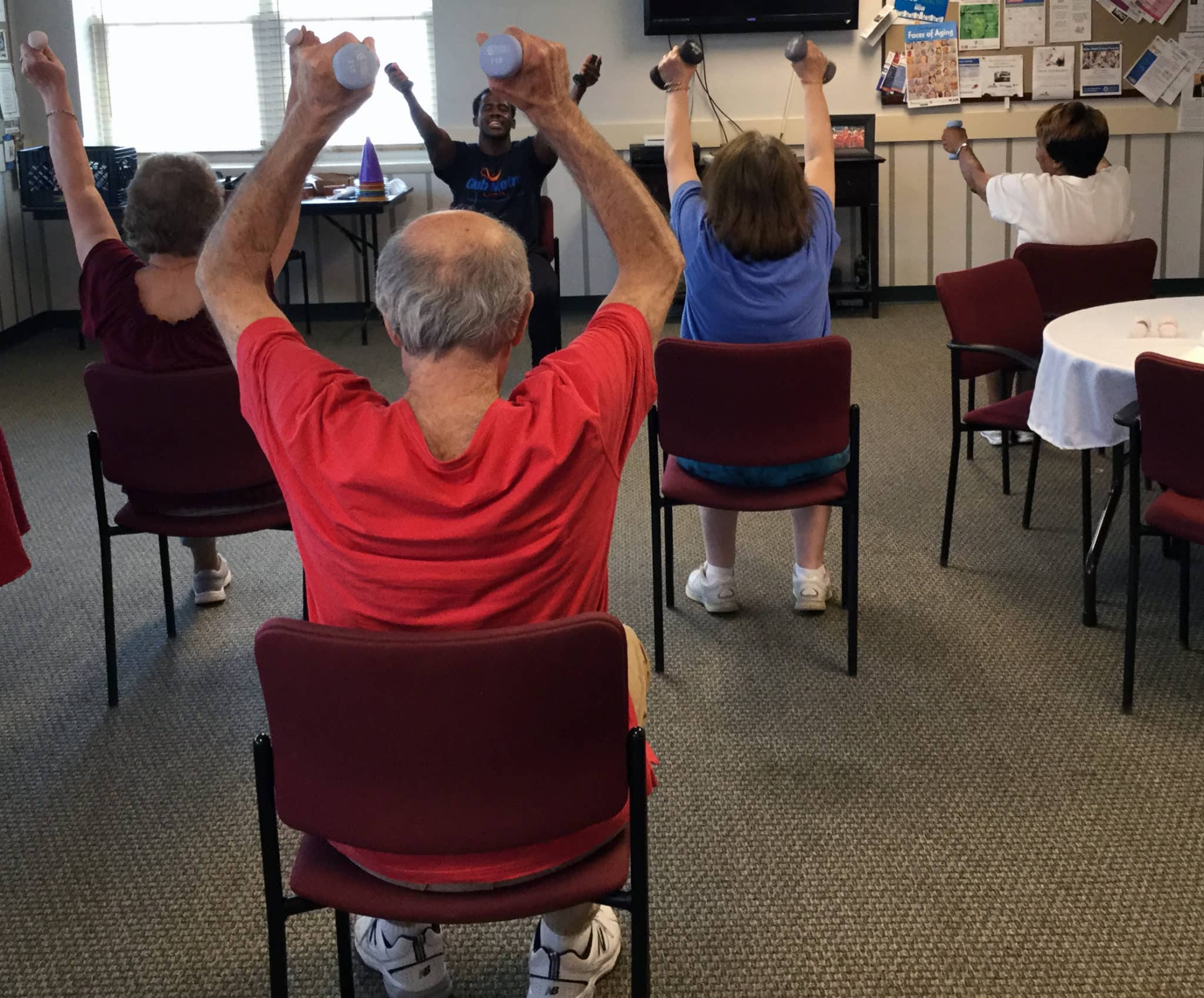 Adaptive Exercise with Randé Makes for a Good Day