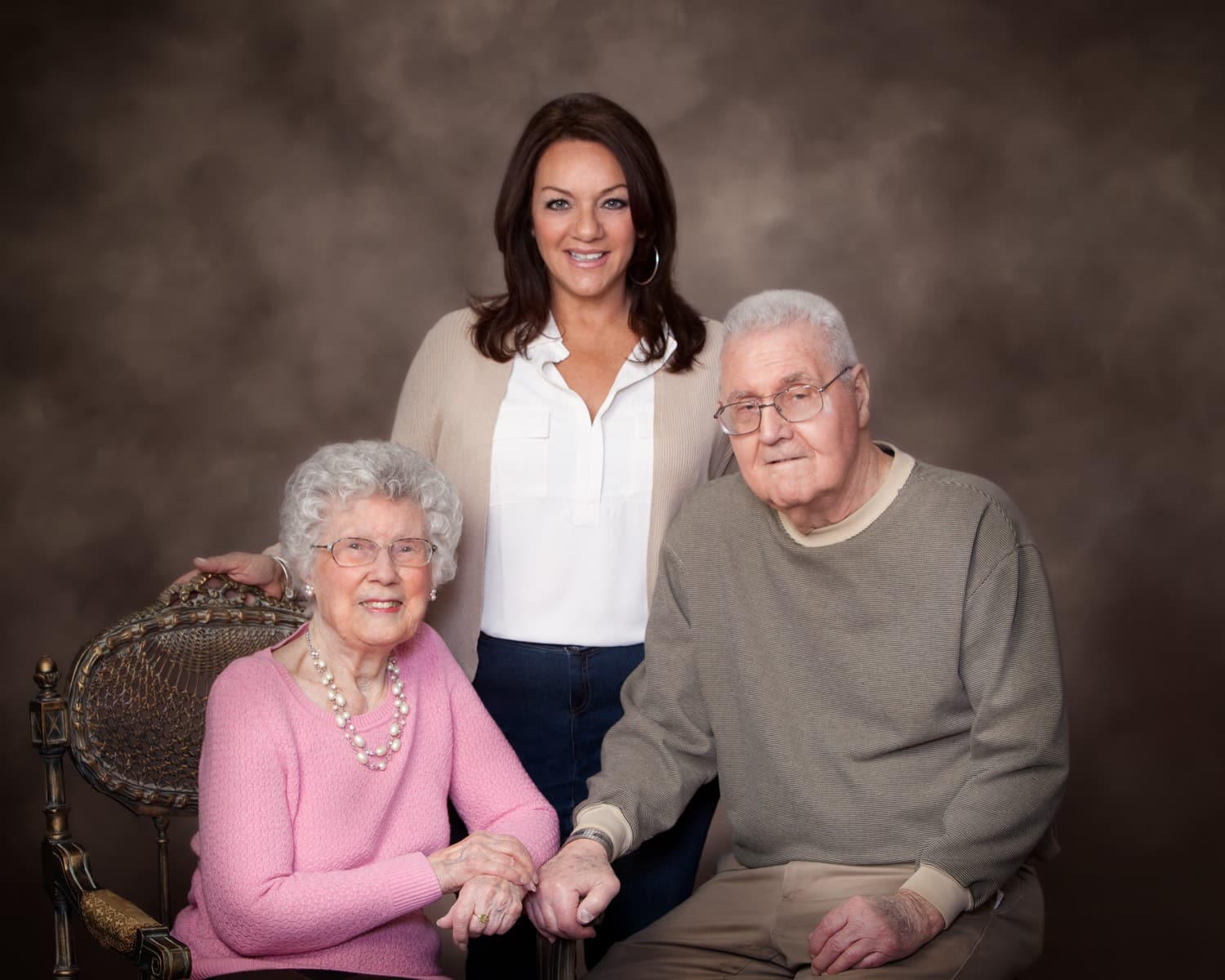 Yvonne with Residents