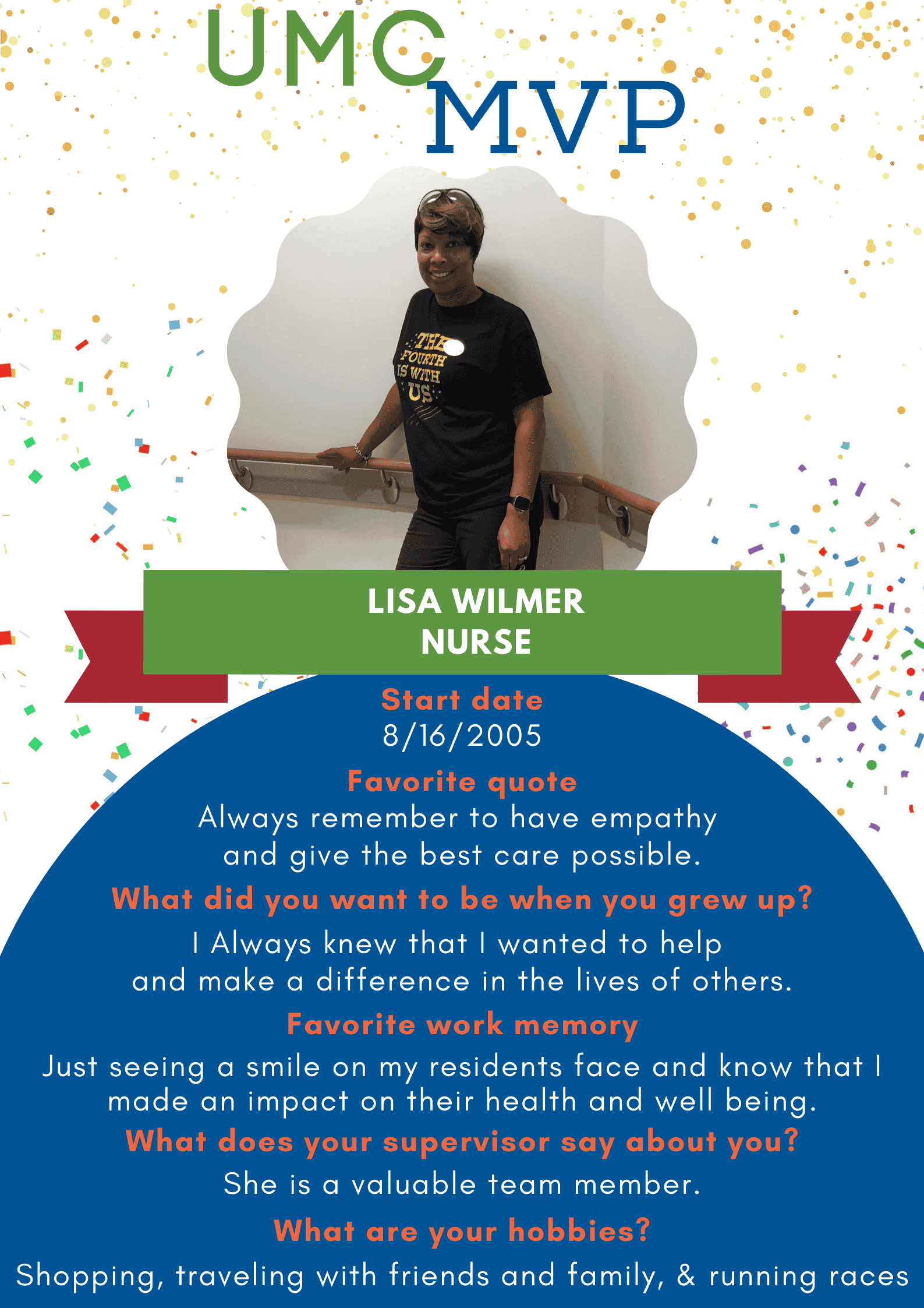 UMC MVP: Lisa Wilmer