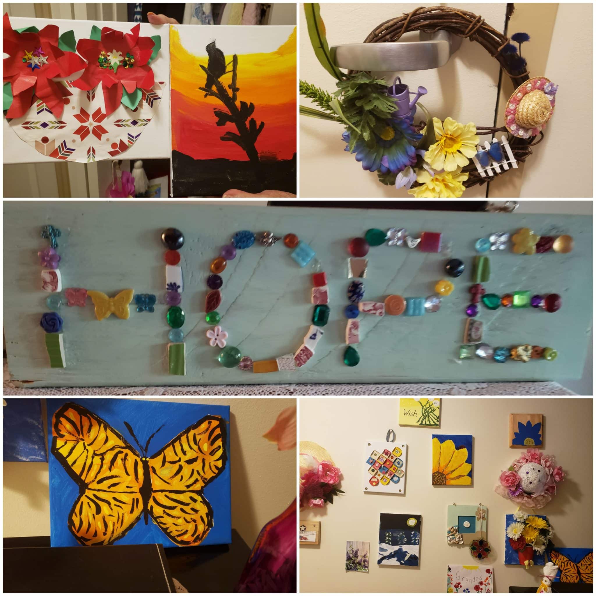 Art made by the residents at UMC Pitman