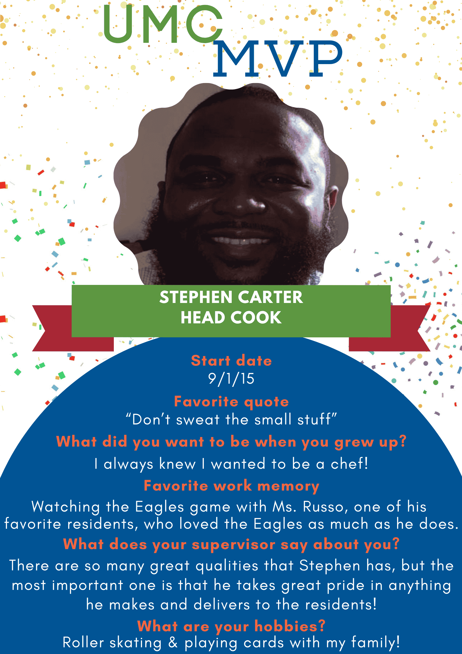 UMC MVP: Stephen Carter