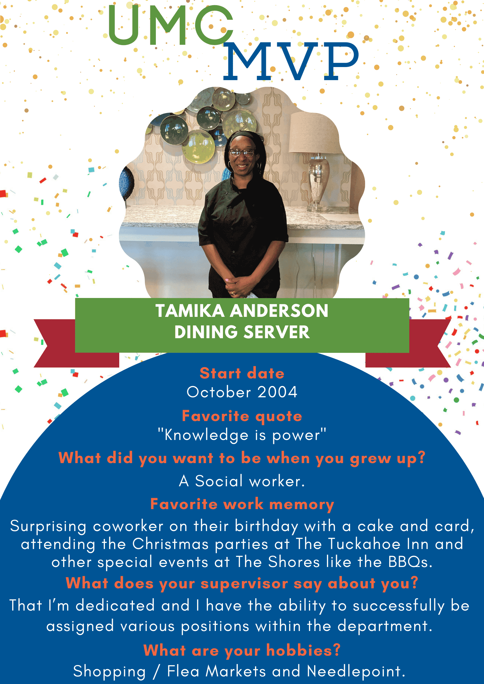 UMC MVP: Tamika Anderson