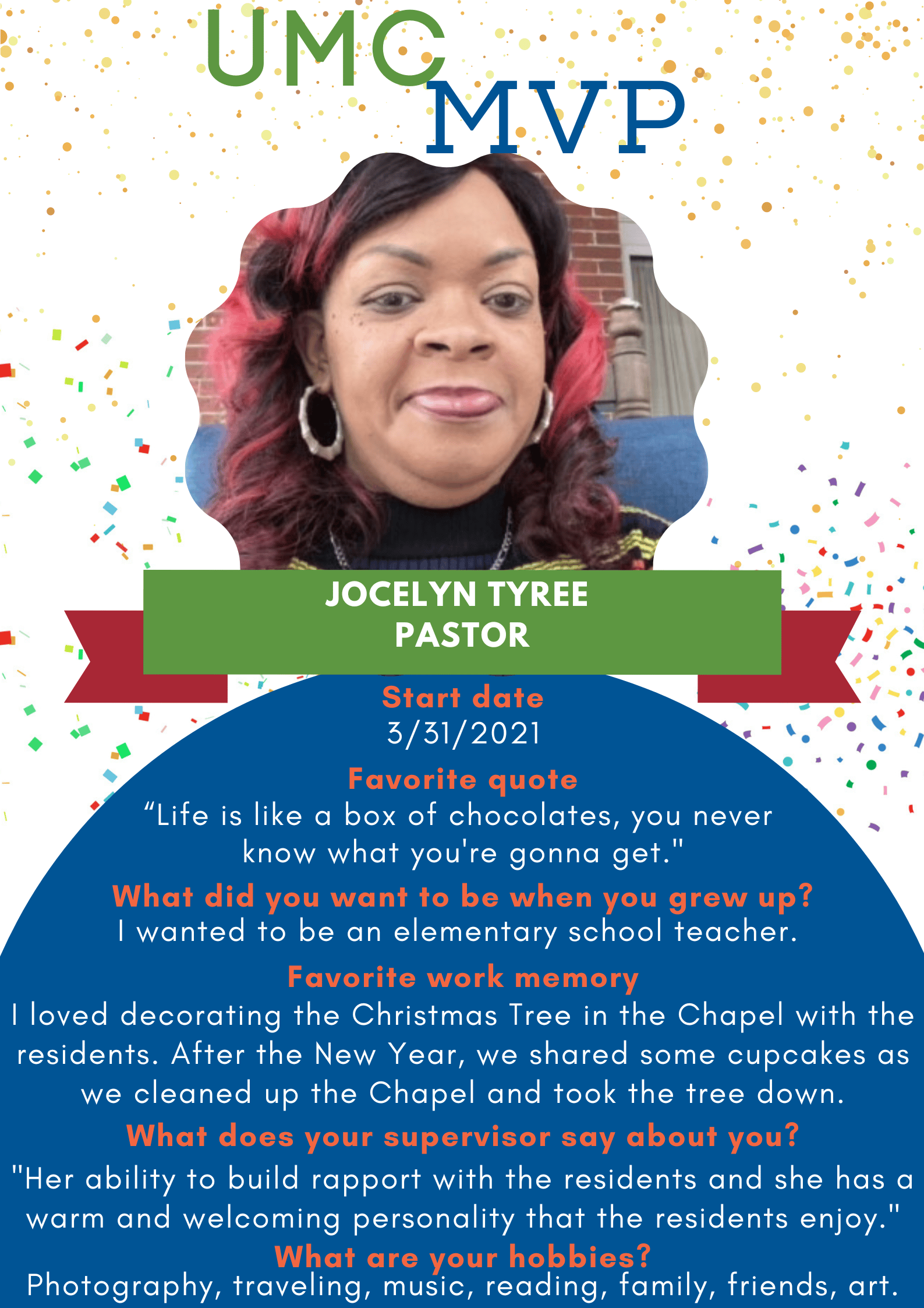 UMC MVP: Jocelyn Tyree