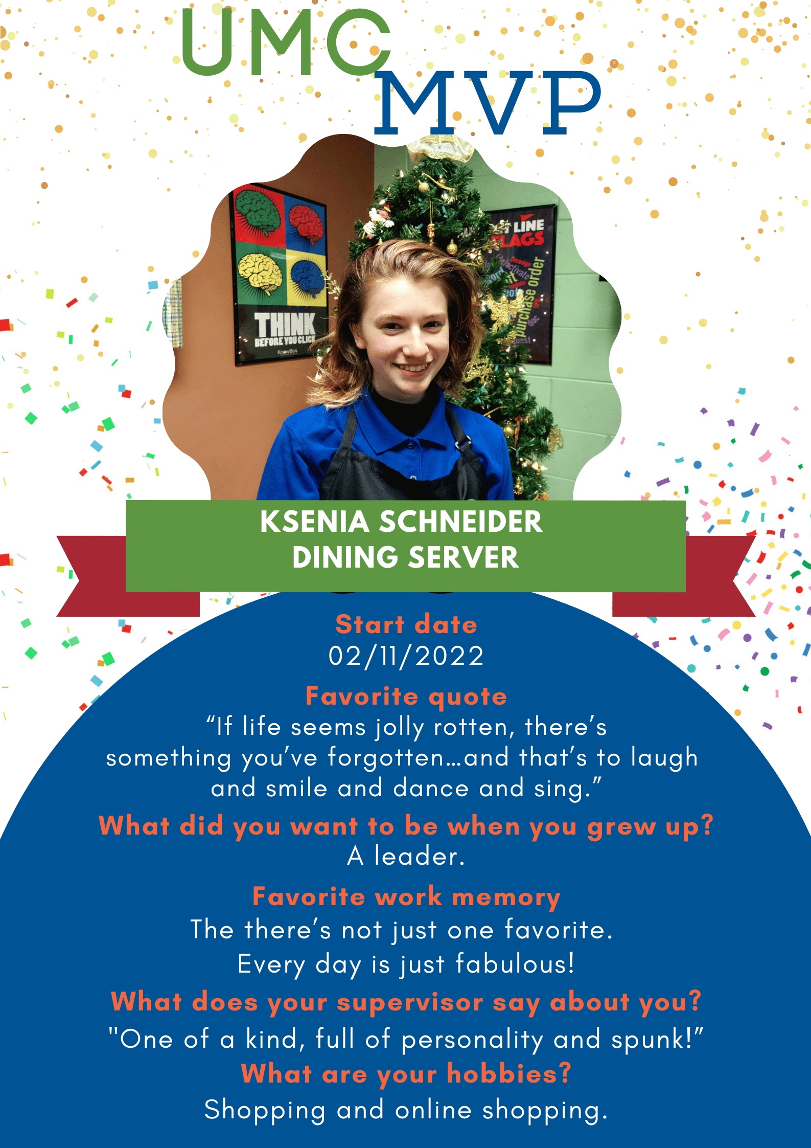 UMC MVP: Ksenia Schneider