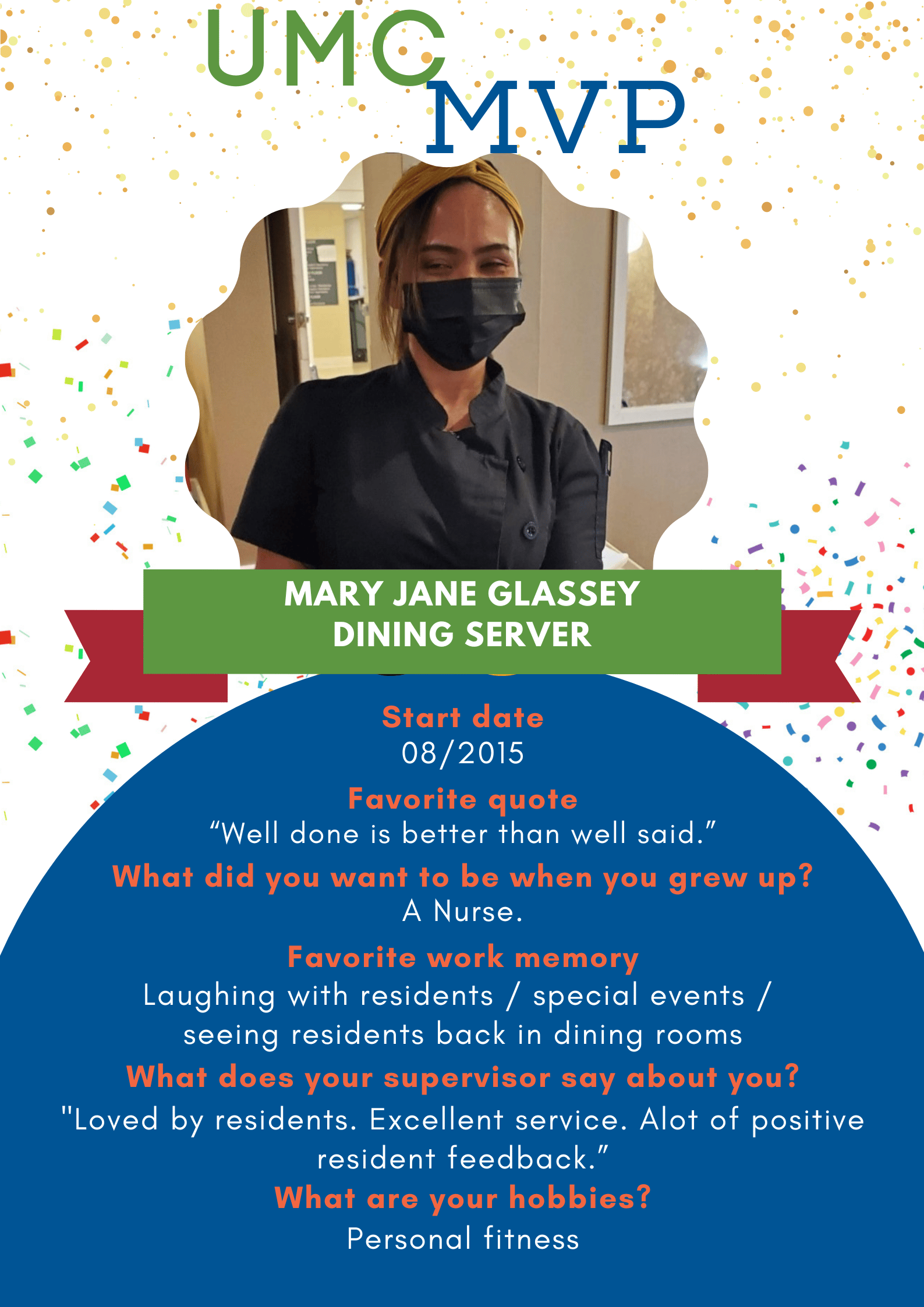 UMC MVP: Mary Jane Glassey