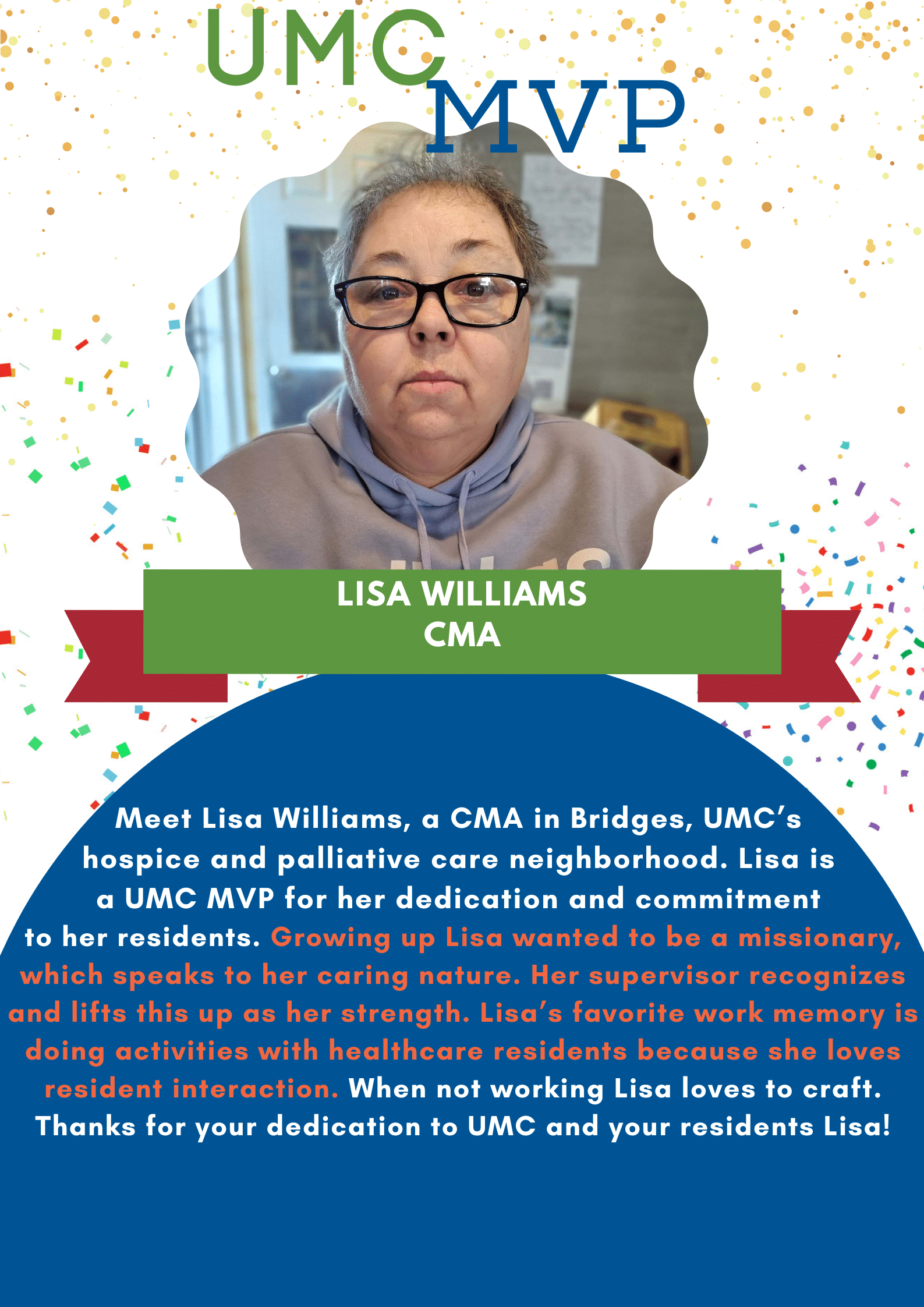 UMC MVP: Lisa Williams