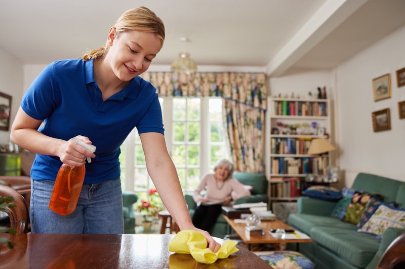 The Senior Home Cleaning Cheat Sheet