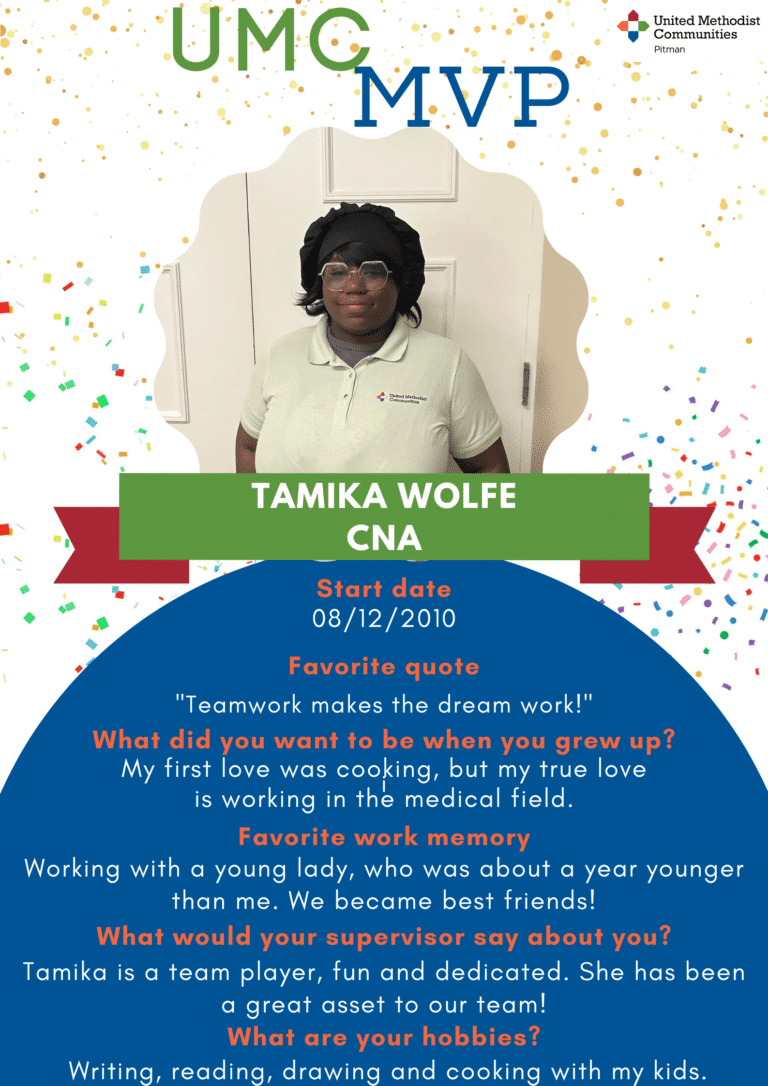 UMC MVP: Tamika Wolfe