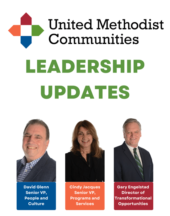 Join us in celebrating three members of the UMC Leadership Team!